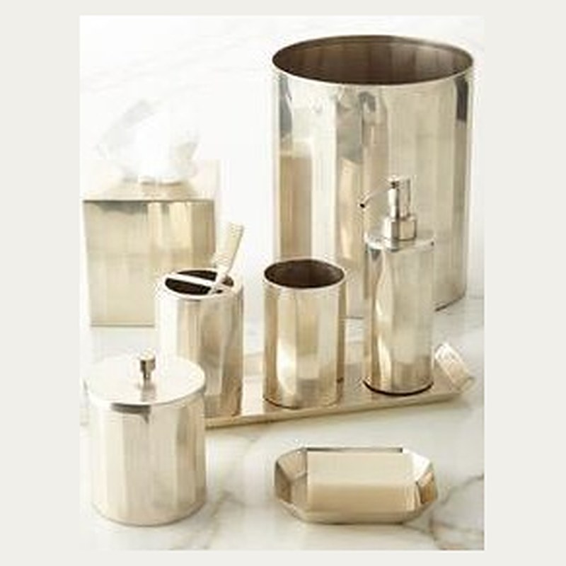 Nickel bath accessory set