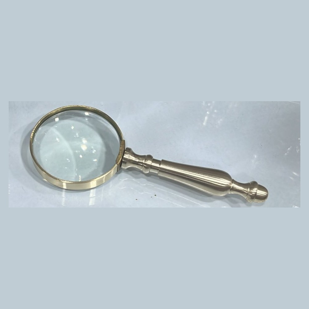 Brass magnifying glass