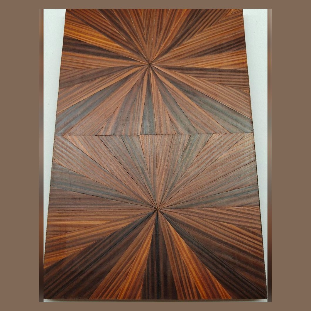 Rosewood double sunburst veneer