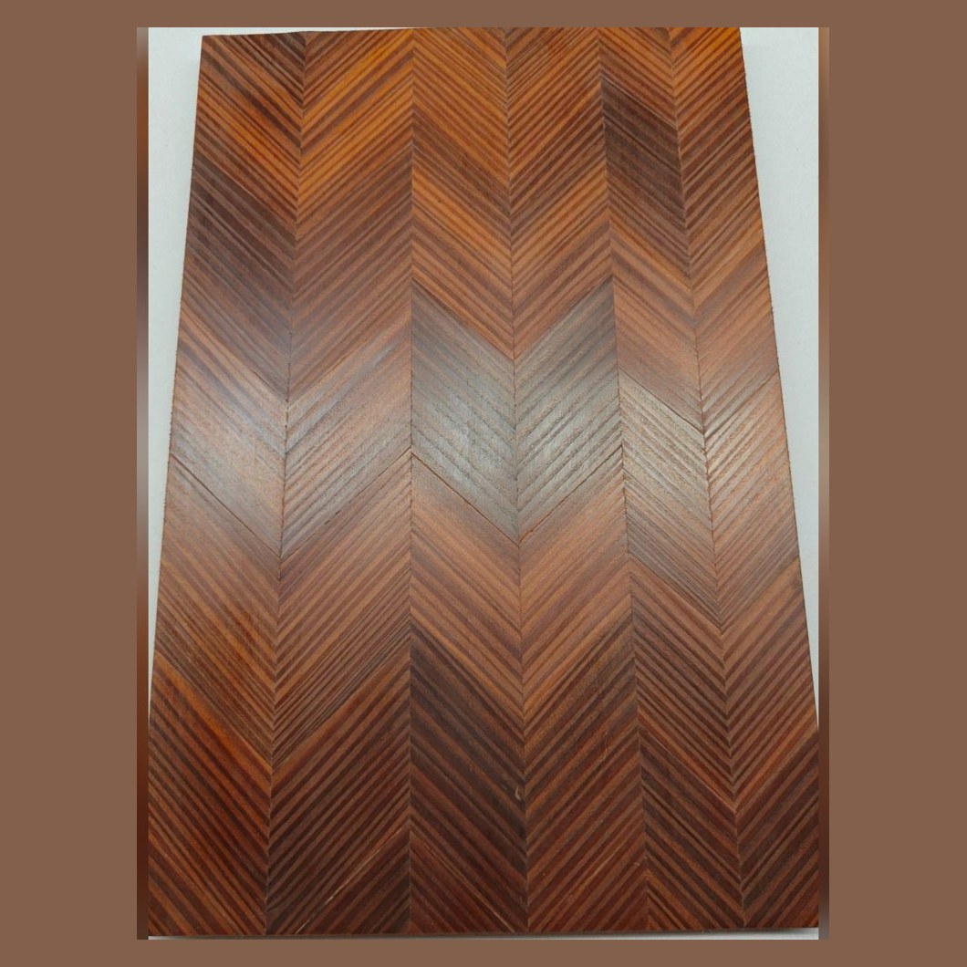 Rosewood chevron veneer