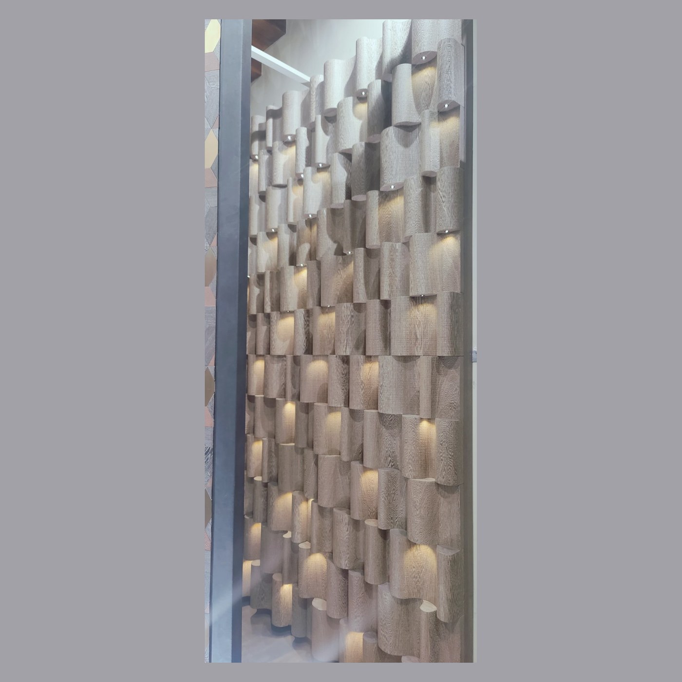 Backlit wall panel