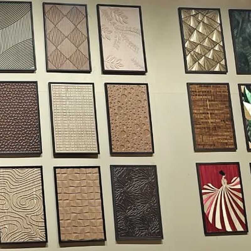 Textured and inlay wall panels