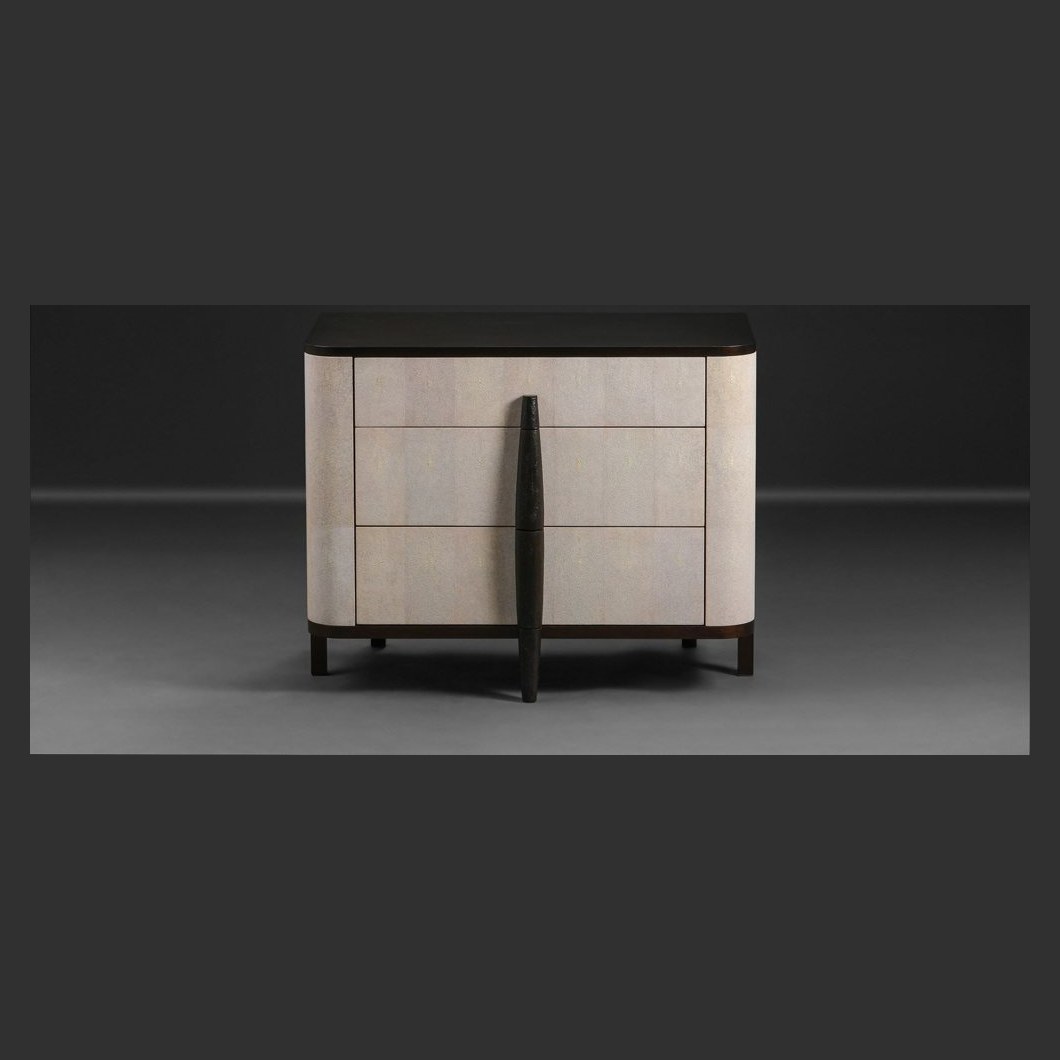 Shagreen bedside chest
