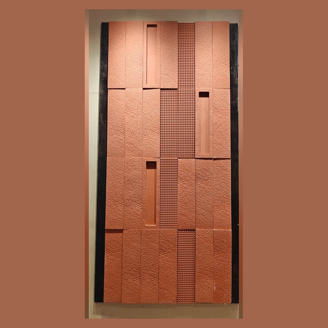 Terracotta textured wall panel