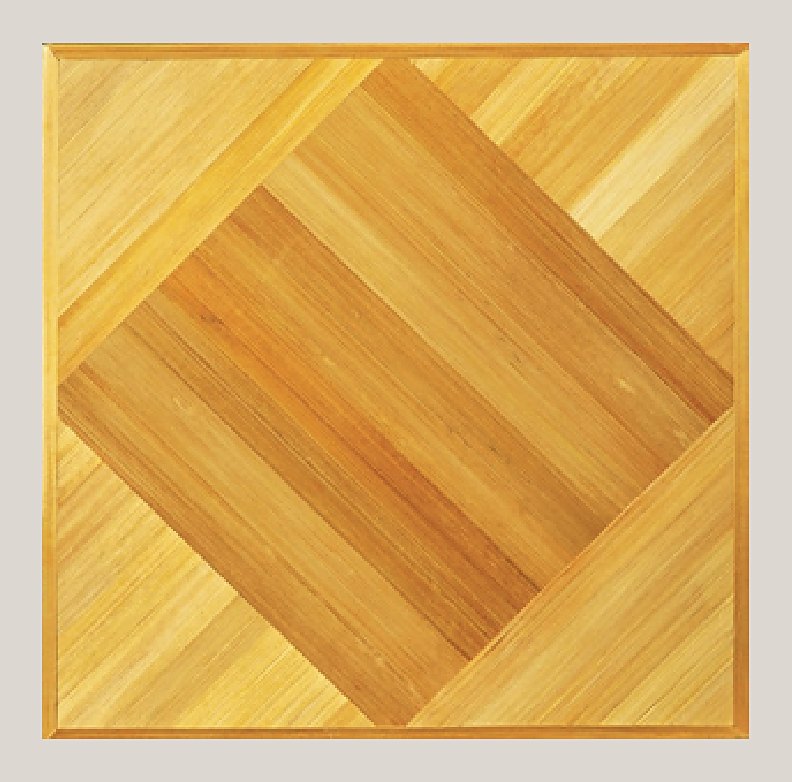 Honey diamond parquet straw panel