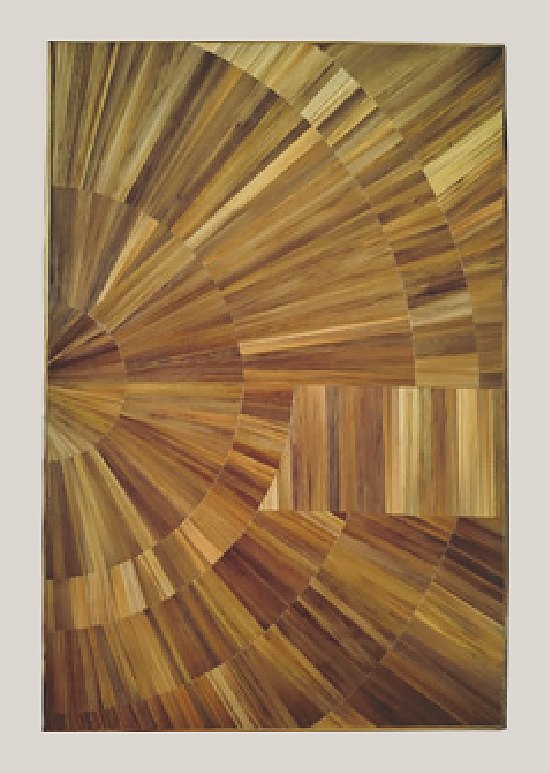 Amber fan straw panel