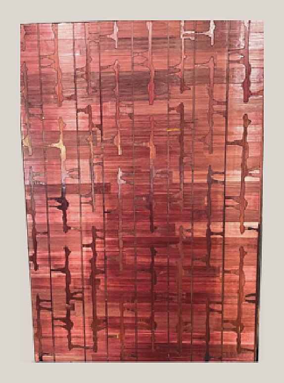 Red drip straw panel