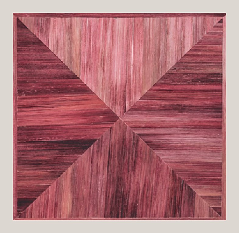 Rose bow-tie straw panel