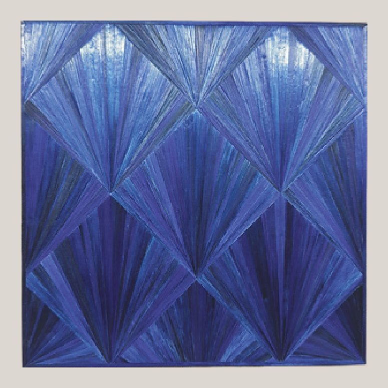 Cobalt fan straw panel